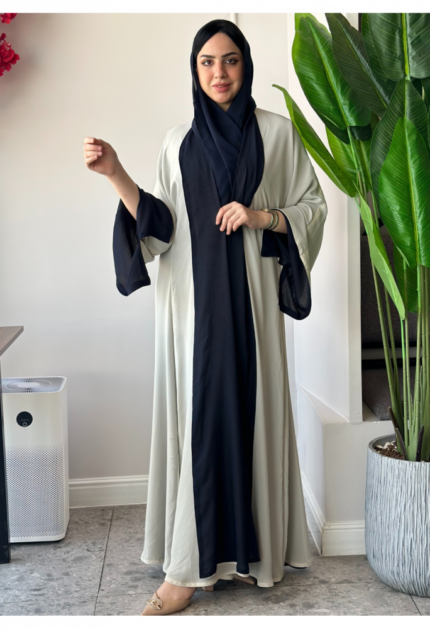 عباية دبل فيس كحلي