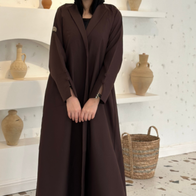 عباية بني غامق